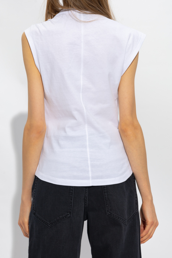 Tシャツ・カットソー ISABEL MARANT White Cotton Nayda T-Shirt Nayda Tee-Shirt Woman white | ISABEL MARANT Official online